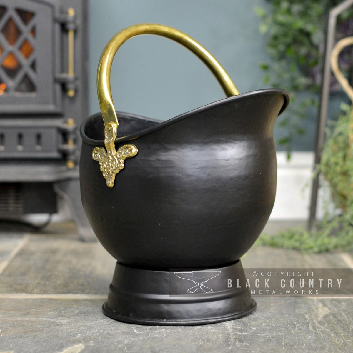 "Countess" Coal Bucket in Situ in the House