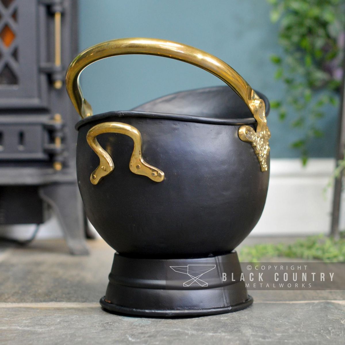 View of the Back of the "Countess" Coal Bucket