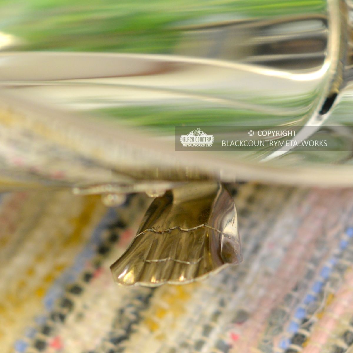 Close-up of the Feet on the Log Basket