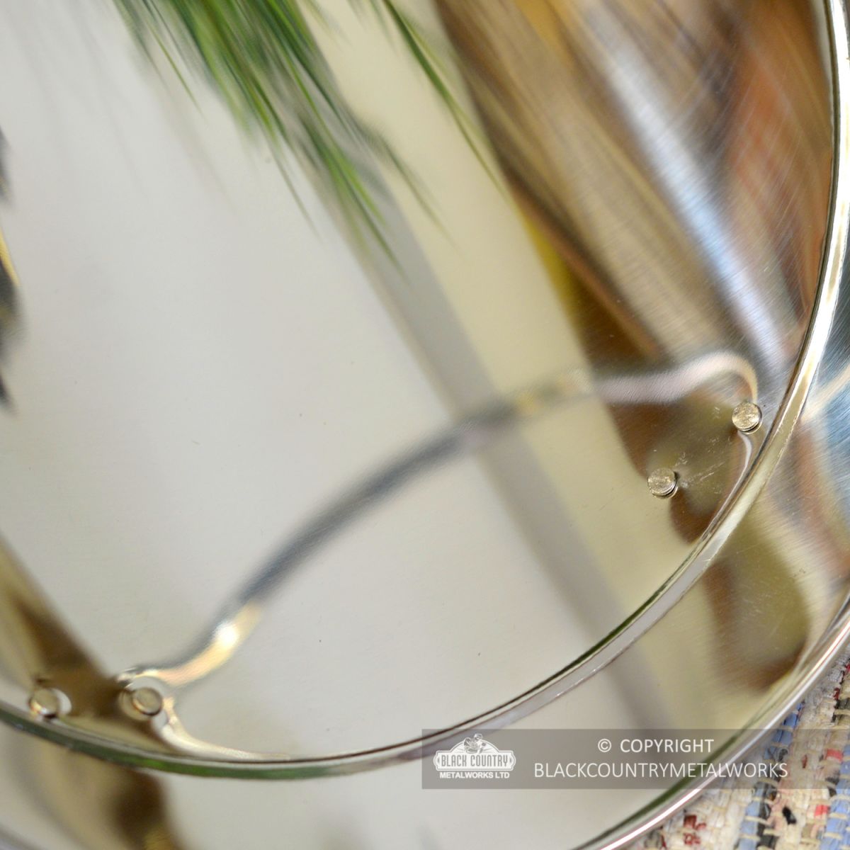 Close-up of the Stainless Steel Finish