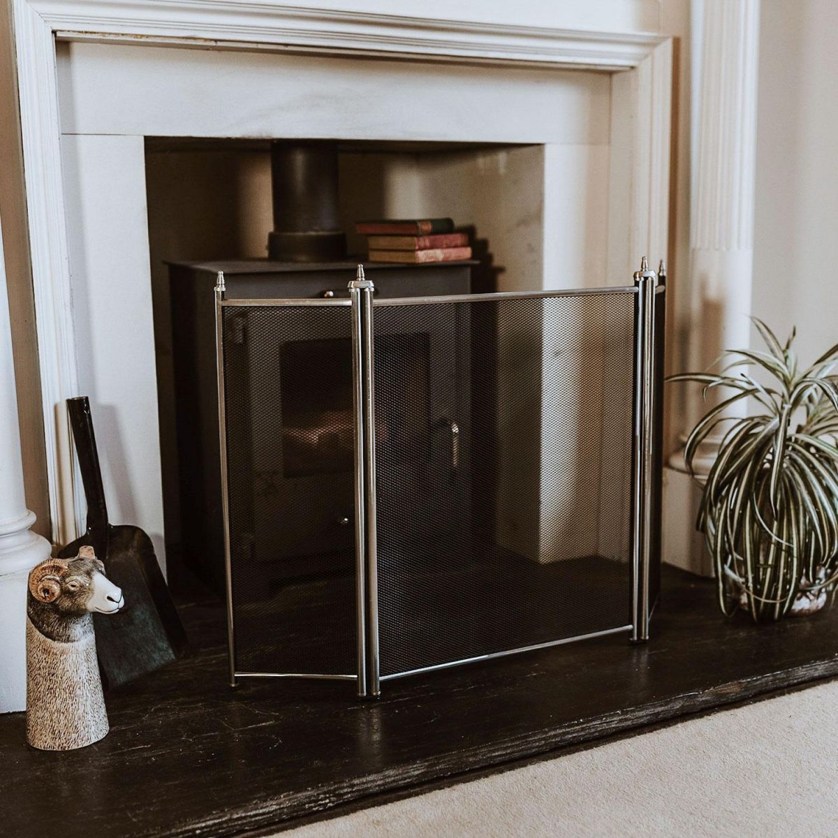 Steel & Iron Square Fire Guard Steel & Iron Square Fire Guard