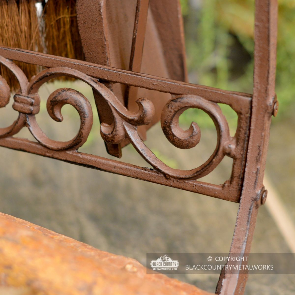 Ornate Design on the Log Store