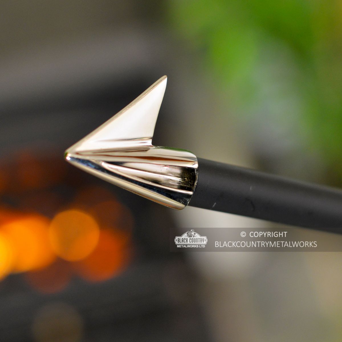 Close-up of the End of the "Nuri" Fire Blow Pipe