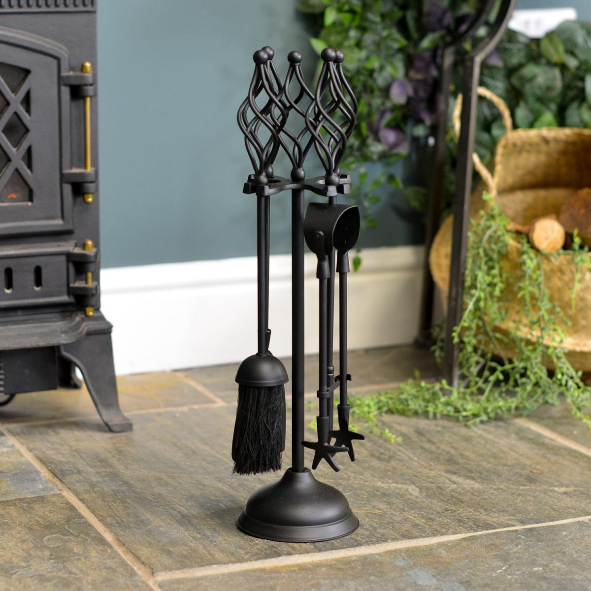 "Kingfisher" Companion Set Finished in Black