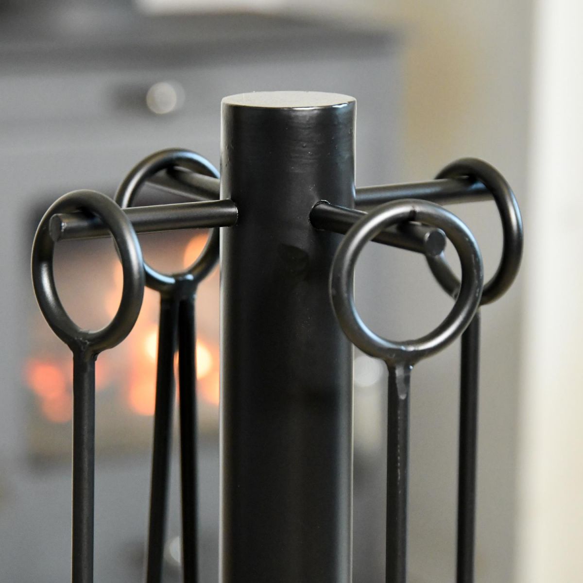 Image of Circular Handles and Stand  Image of Circular Handles and Stand