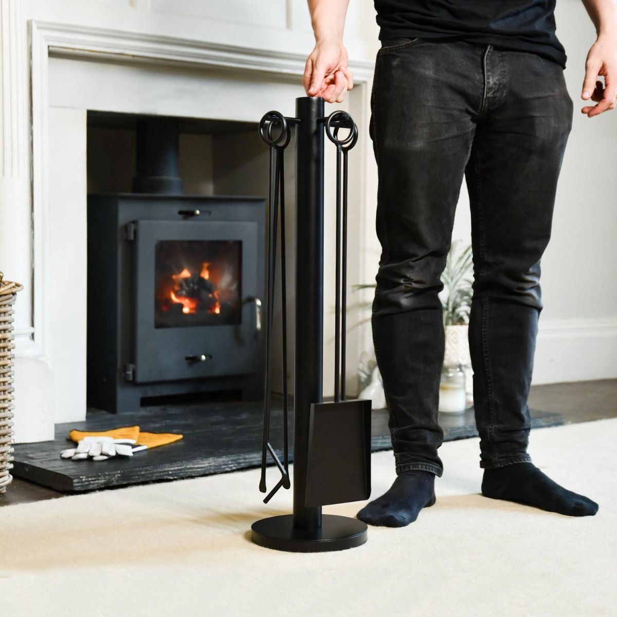 "Hampstead House" Companion Set with Male for Scale  "Hampstead House" Companion Set with Male for Scale