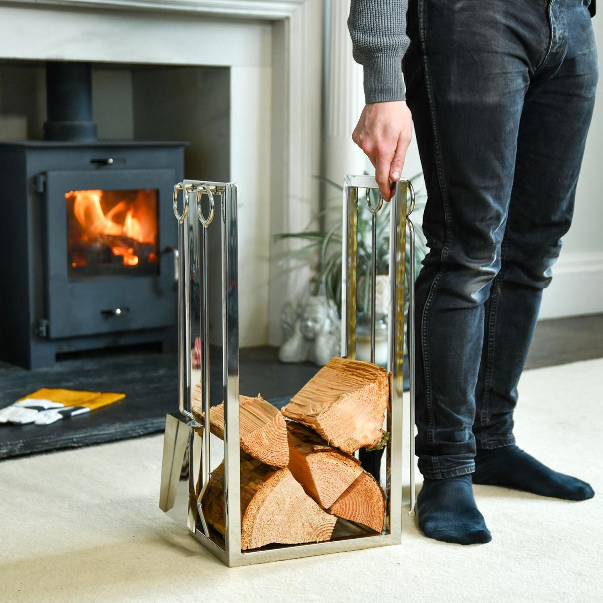 Thorrum Grange Log Holder & Companion Set for Scale 