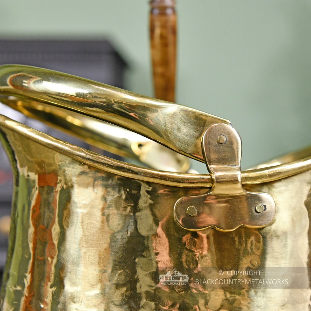 Polished Brass Contessa Coal Bucket Polished Brass Contessa Coal Bucket