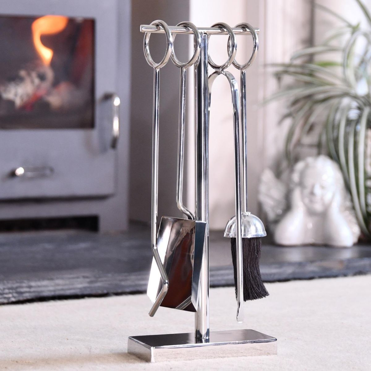 Midleton Polished Steel Companion Set