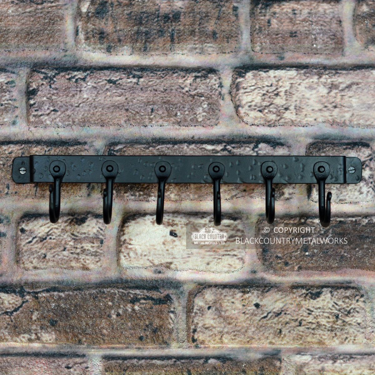 Front View of the Wall mounted Tool Rack