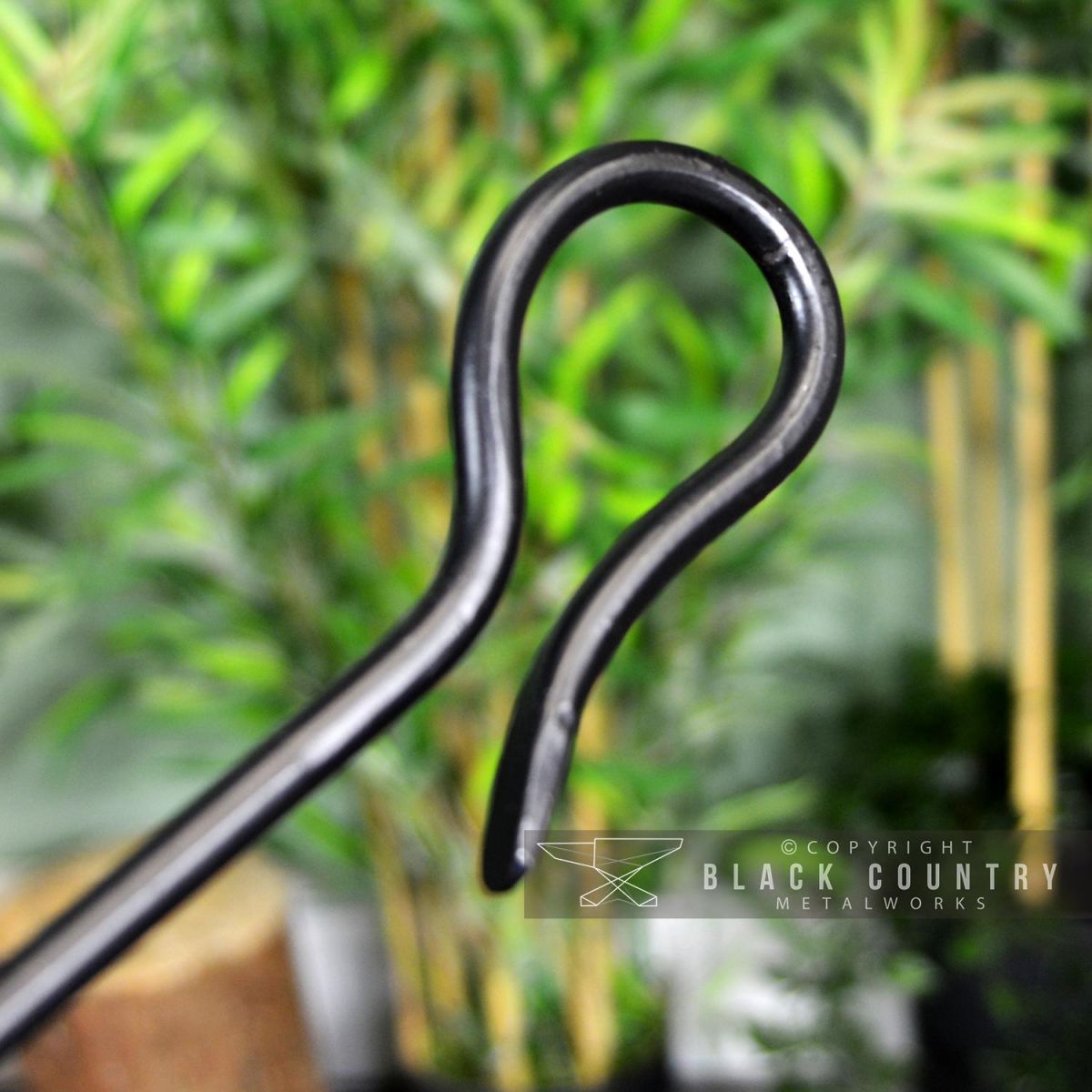 Close-up of the Shepard"s Crook Handle