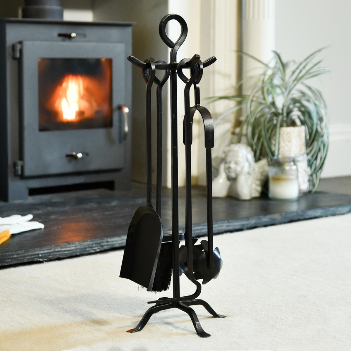 Iron Ring Handle Companion Set 54cm Iron Ring Handle Companion Set 54cm