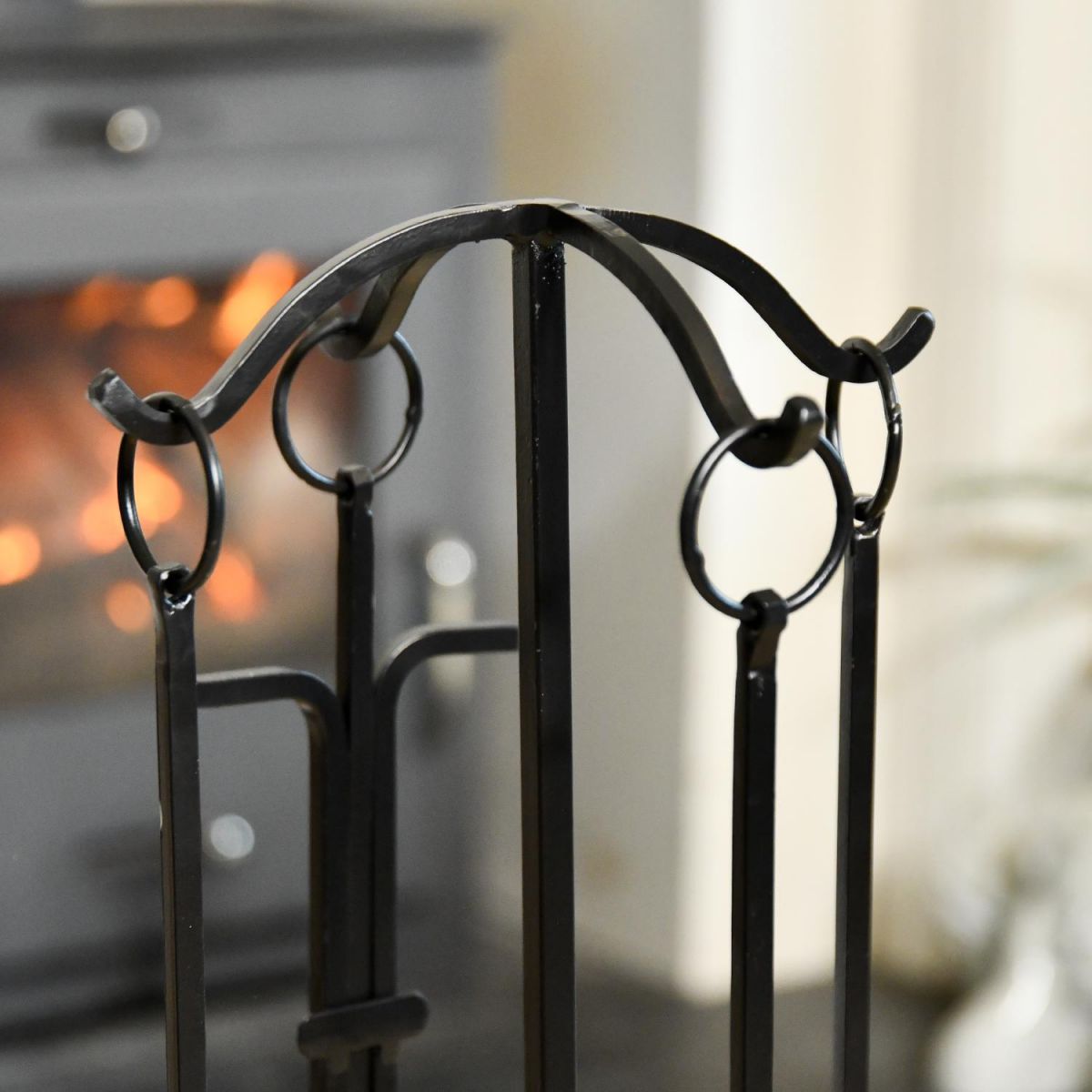 Close up of Companion Set Stand and Tools  Close up of Companion Set Stand and Tools