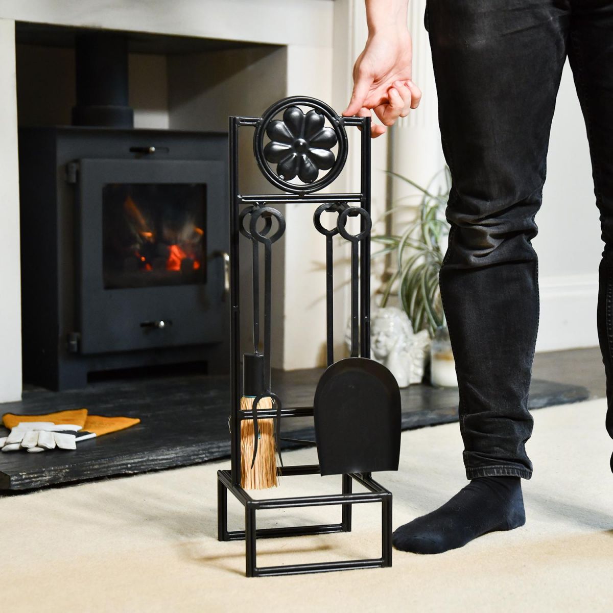 Black Deluxe Iron Companion Set with Male for Scale 