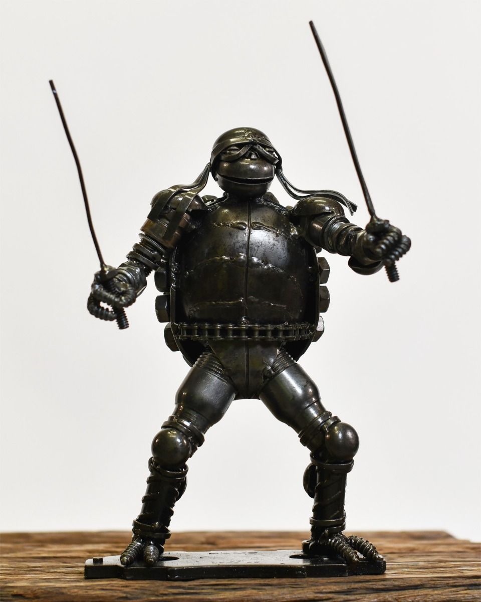 Ninja Scrap Metal Reptile Ornament 