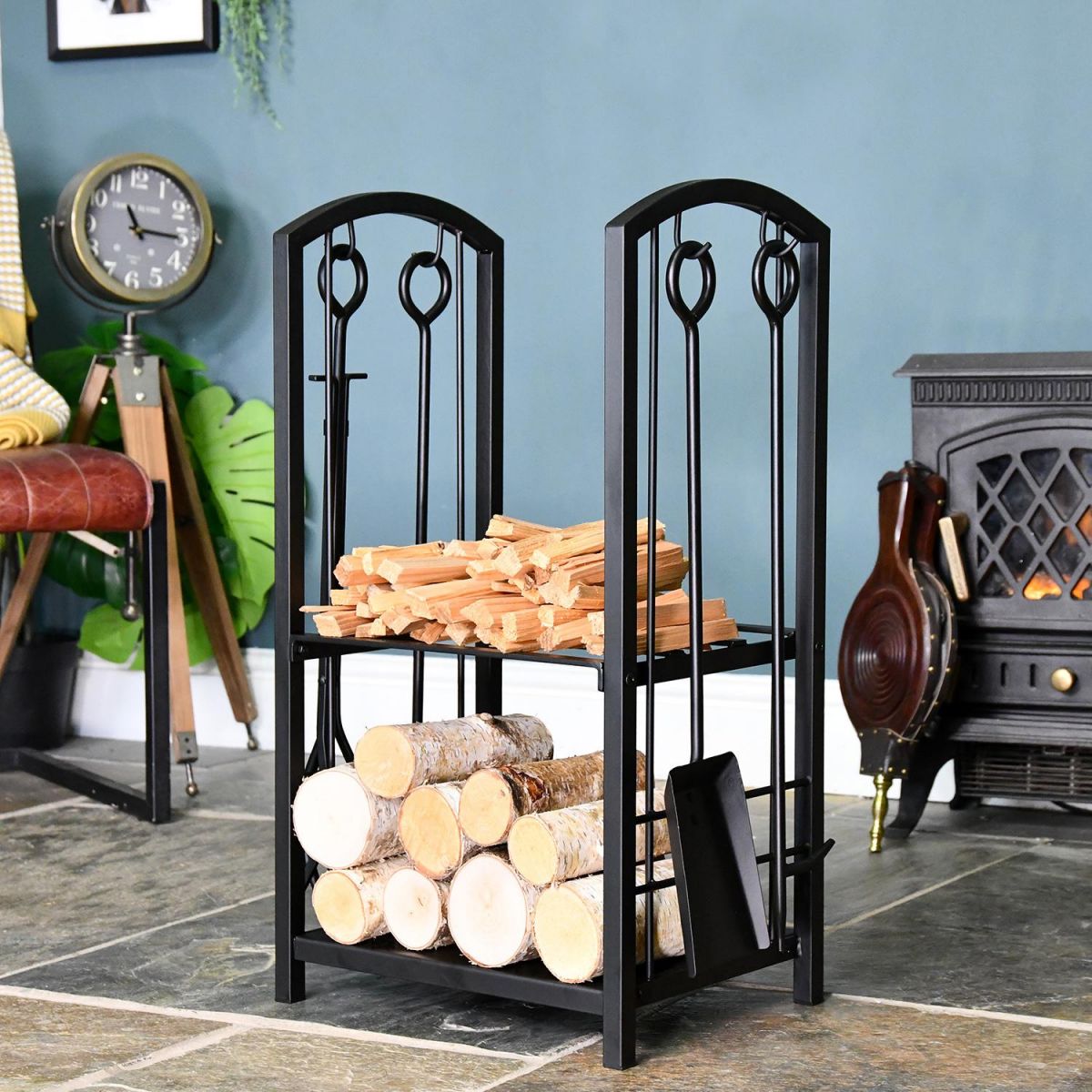 Fireside Store With Tools in Situ in the Home