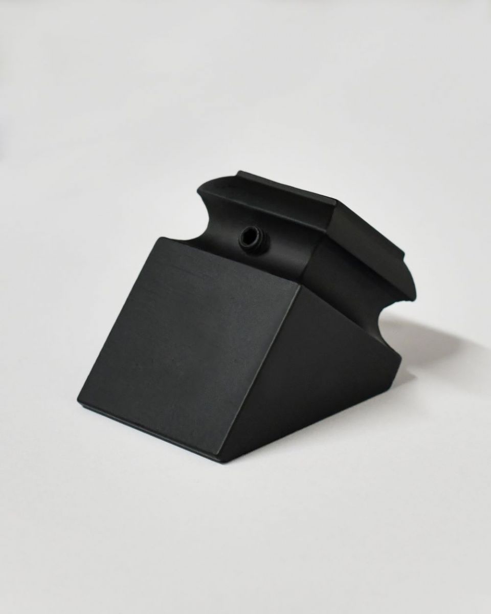 Black Bracket For Stair Spindle
