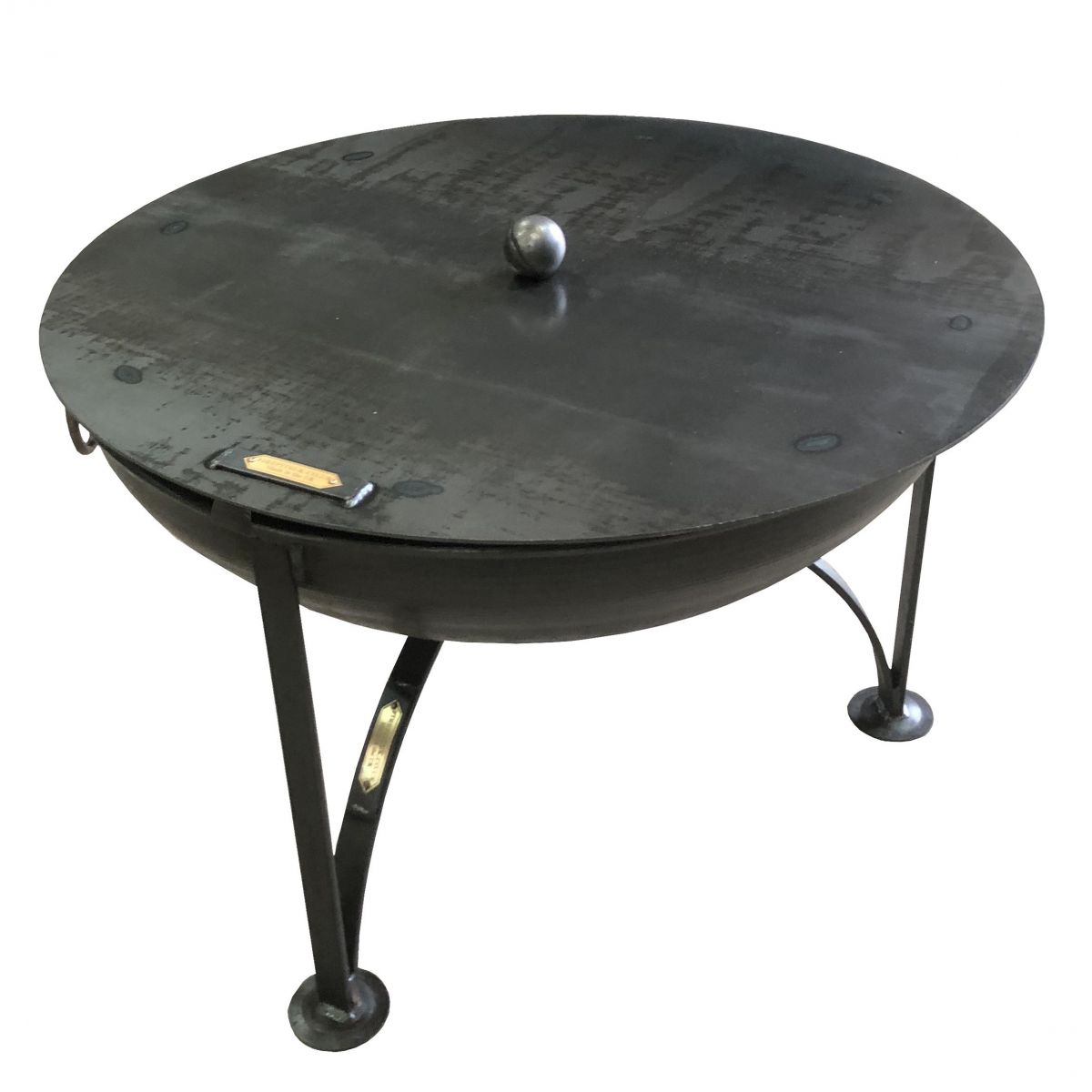 90cm Fire Pit Cover with Central Carry Knob