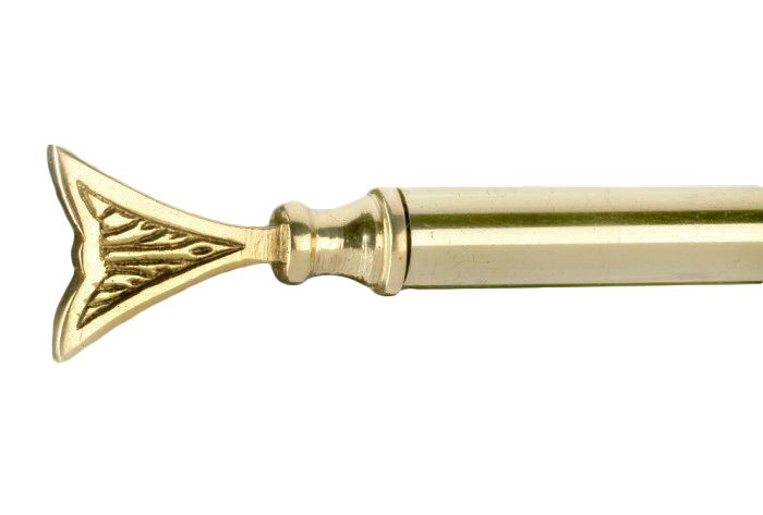 Belling Court Designer Stair Rods With Fletch Finials - 12mm