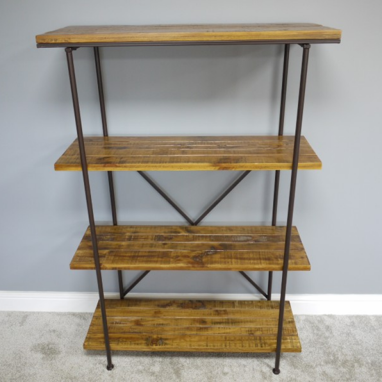 Four Tier Floor Standing Shelves in Situ in the Home Four Tier Floor Standing Shelves in Situ in the Home