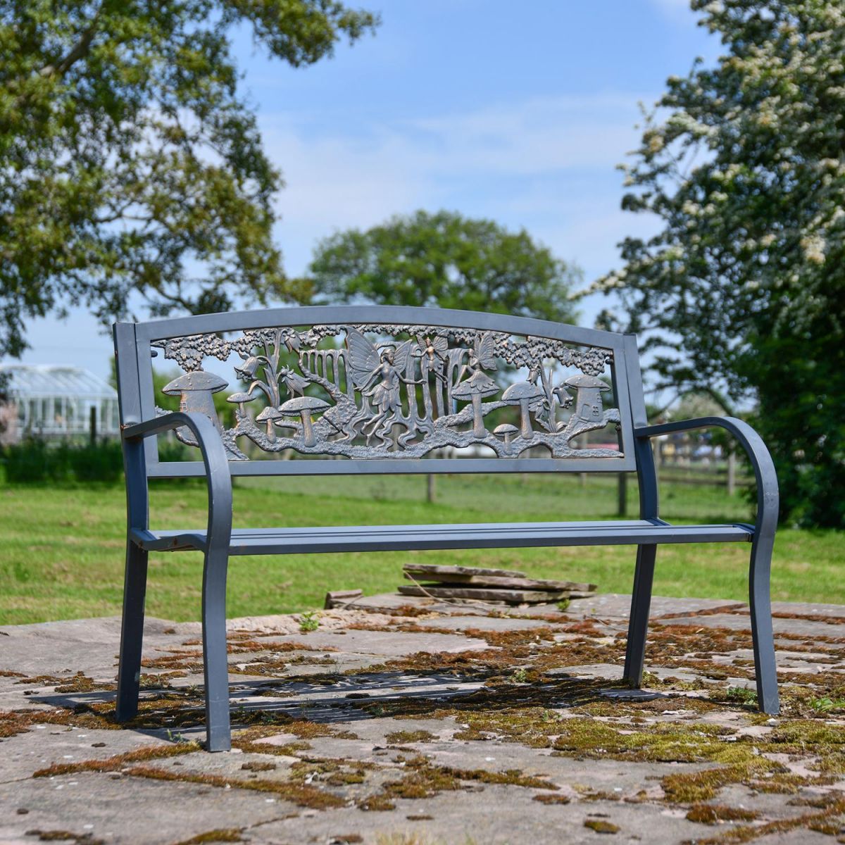 Flower Fairies Garden Bench in Situ in the Garden