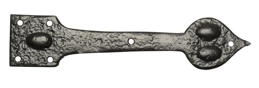 Fluer De Lis Cast Iron Door Hinges