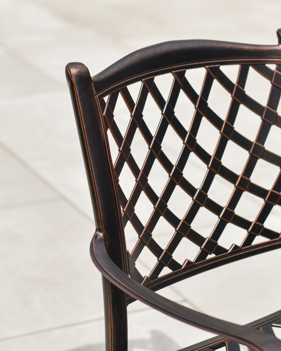 Antique Copper "Swinley" Four Seater Furniture Set 