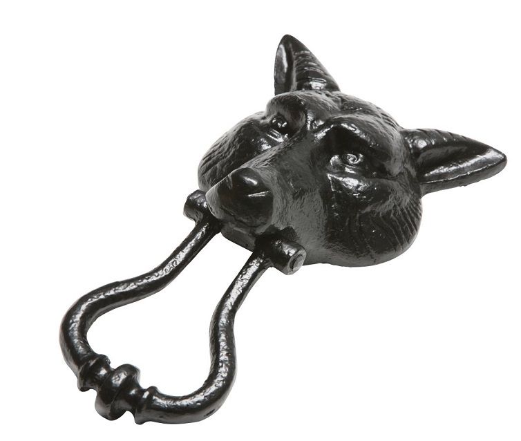 "Auldlem" Iron Fox Head Door Knocker