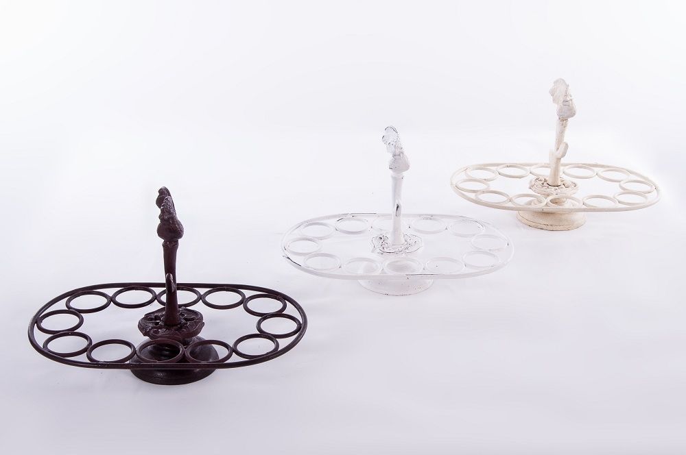 Classic Egg Rack in Three Different Finishes