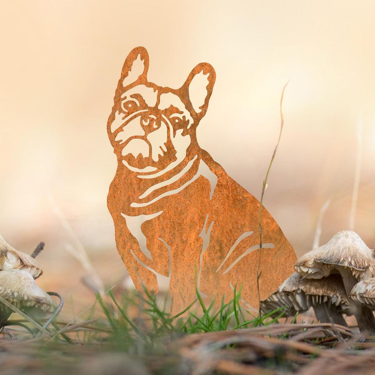 French Bulldog Silhouette in Use Outdoors French Bulldog Silhouette in Use Outdoors