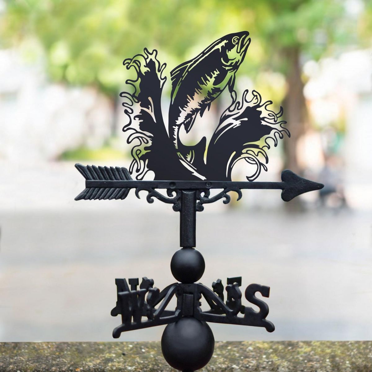 Freshwater Salmon Weathervane 