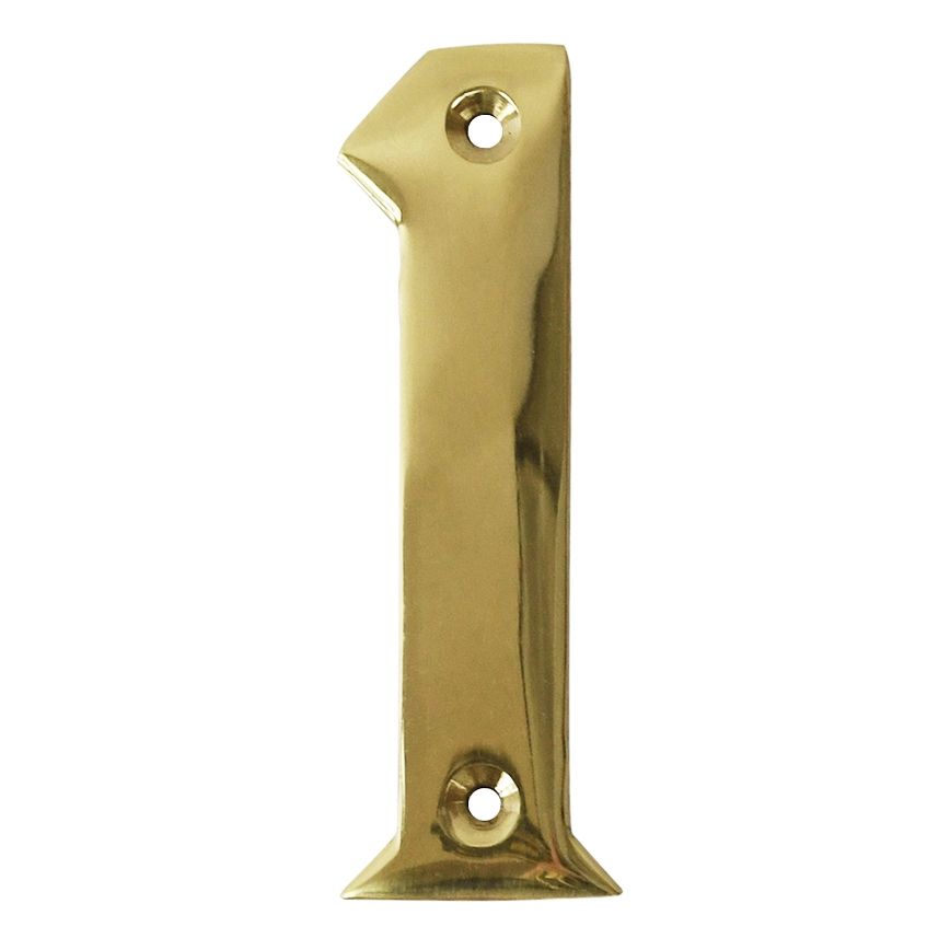 Polished Brass Number 1