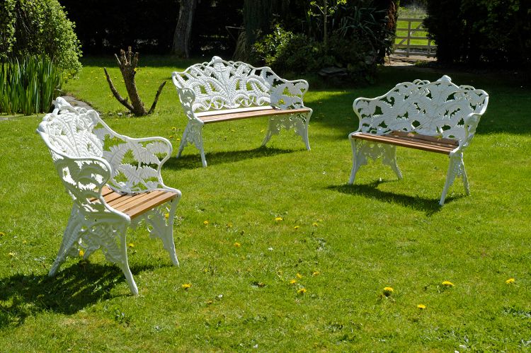 "Coalbrookdale" Complete Garden Bench Set "Coalbrookdale" Complete Garden Bench Set