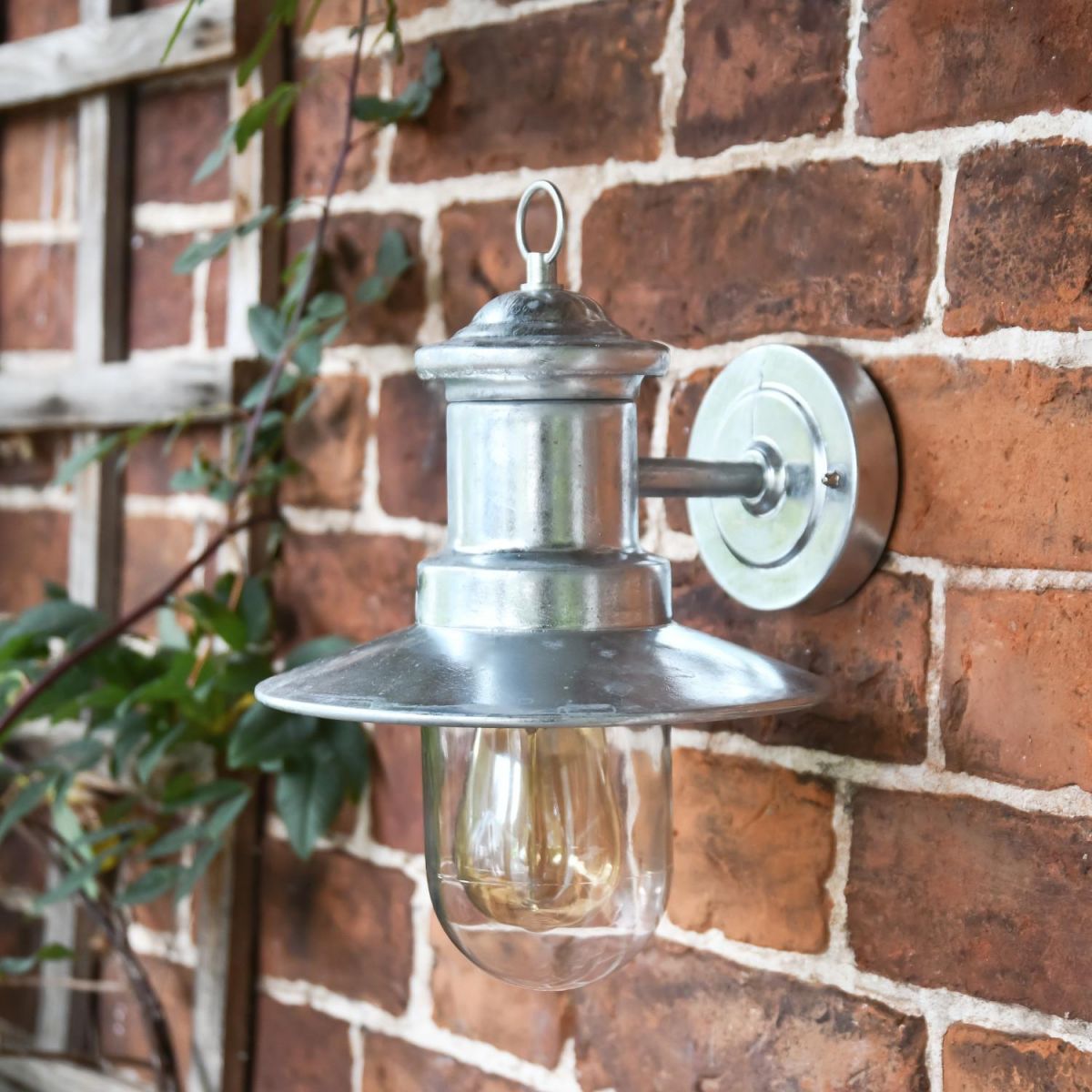 Galvanised Steel "Nautical" Exterior Barn Light