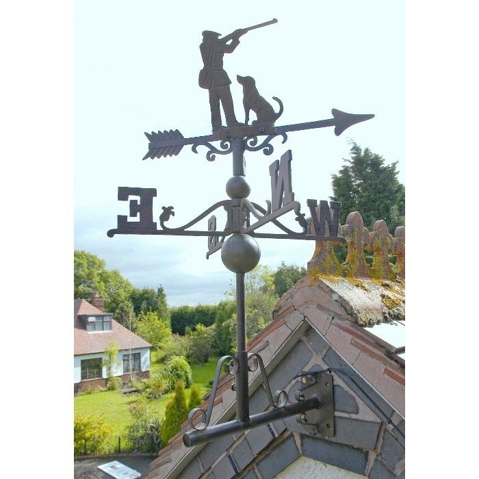 Rustic Game Season Weathervane in Situ