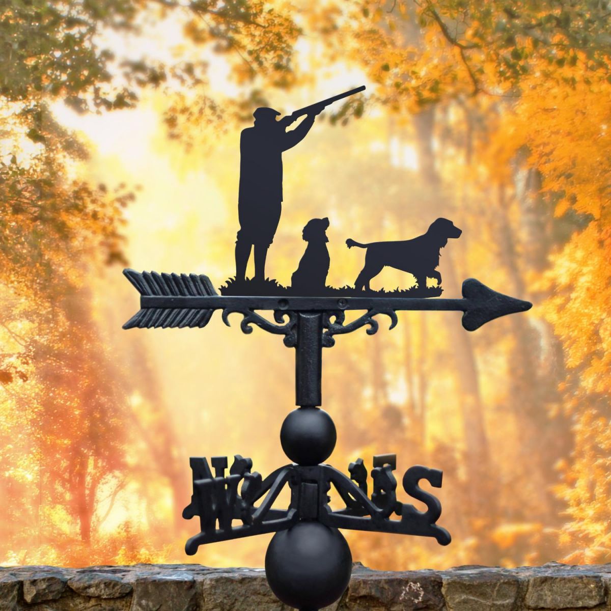 Cast Iron & Steekl Game Season "Cocker Spaniel" Weathervane 