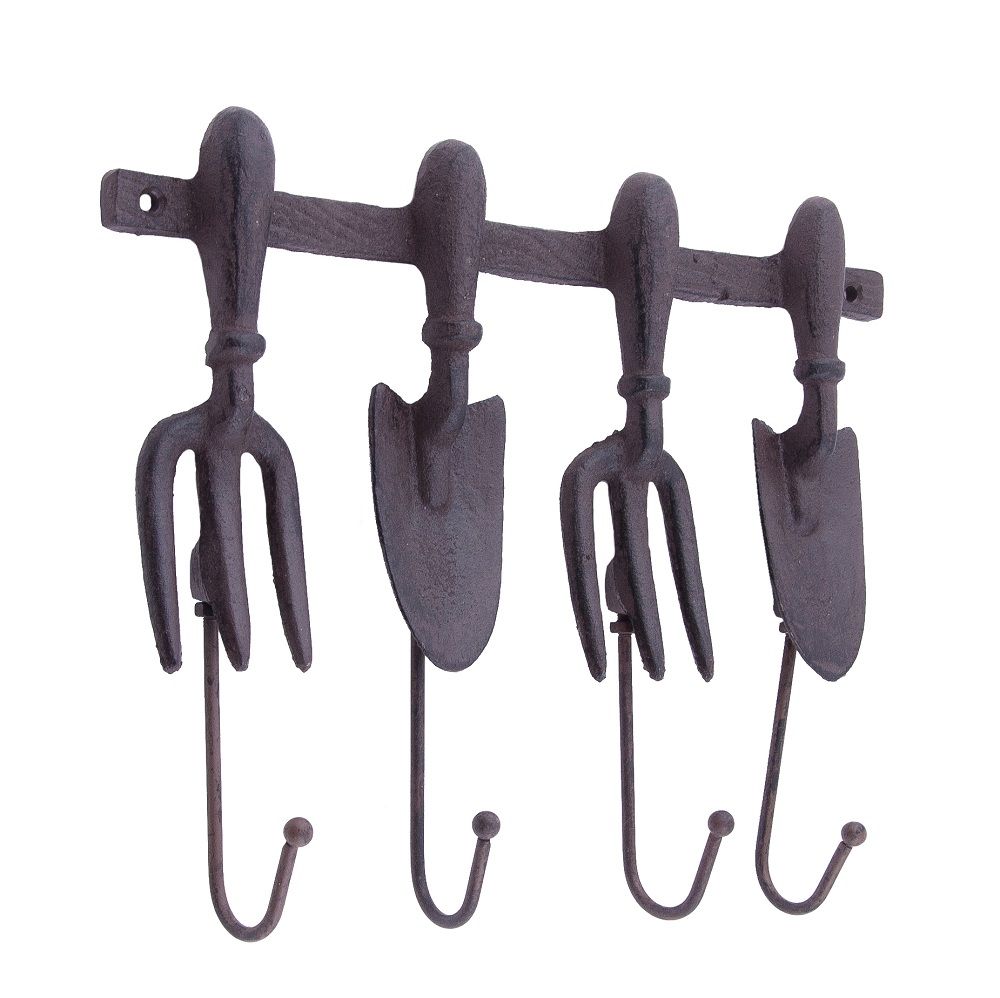 Wall Mounted “Chesill Sands” Garden Tool Hook Rack 