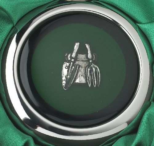 Close-up of the Gardeners Toolson the Whiskey Flask