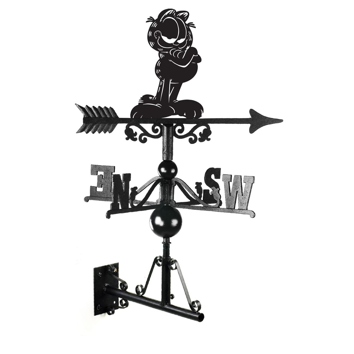 Garfield Weathervane Created From Iron