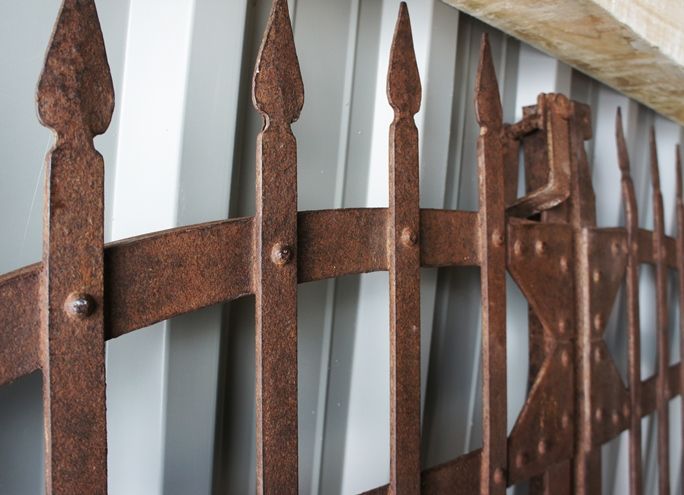 “Peveril Towers” Rustic Iron Gates  “Peveril Towers” Rustic Iron Gates