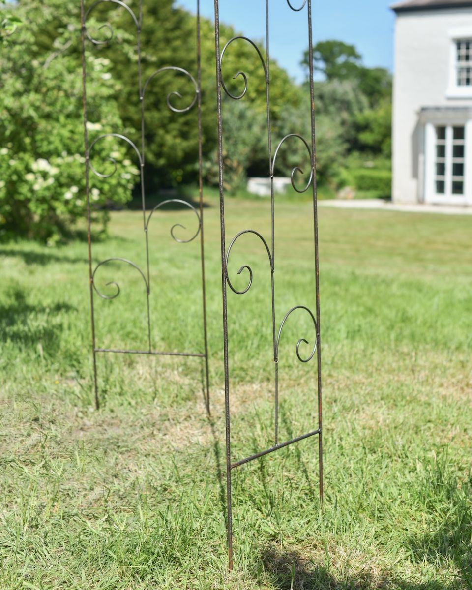 Close up of base of ornate gazebo Close up of base of ornate gazebo