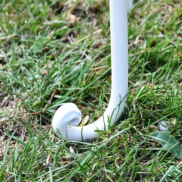 Vintage Cream Garden Bench