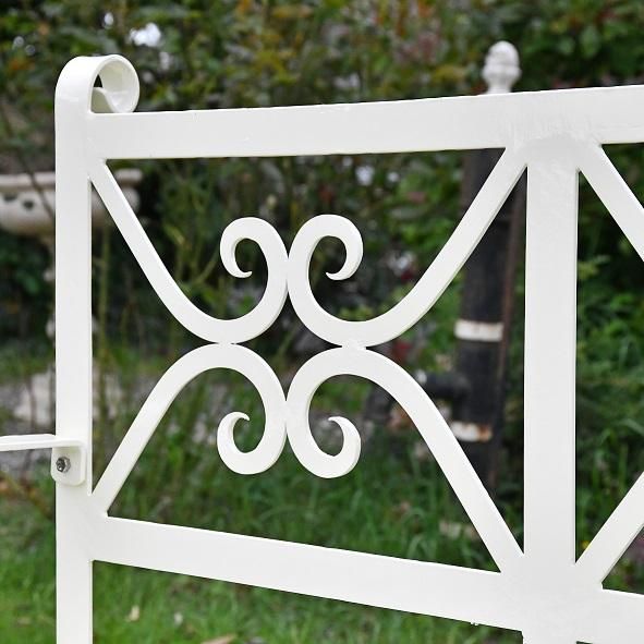 Wrought Iron Garden Bench 