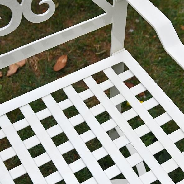 Lattice Garden Bench