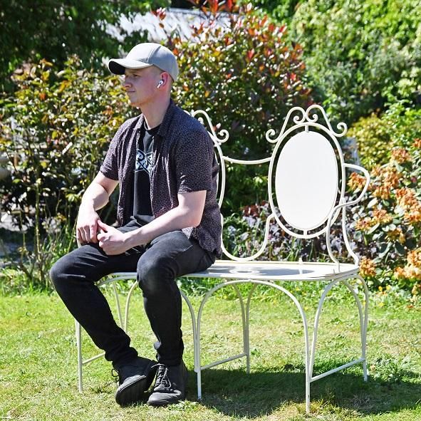 Victorian Cream Bench Victorian Cream Bench