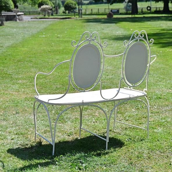 Cream Bench Back Cream Bench Back