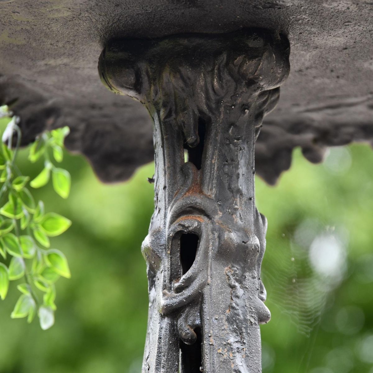 Close up of underneath table top Close up of underneath table top