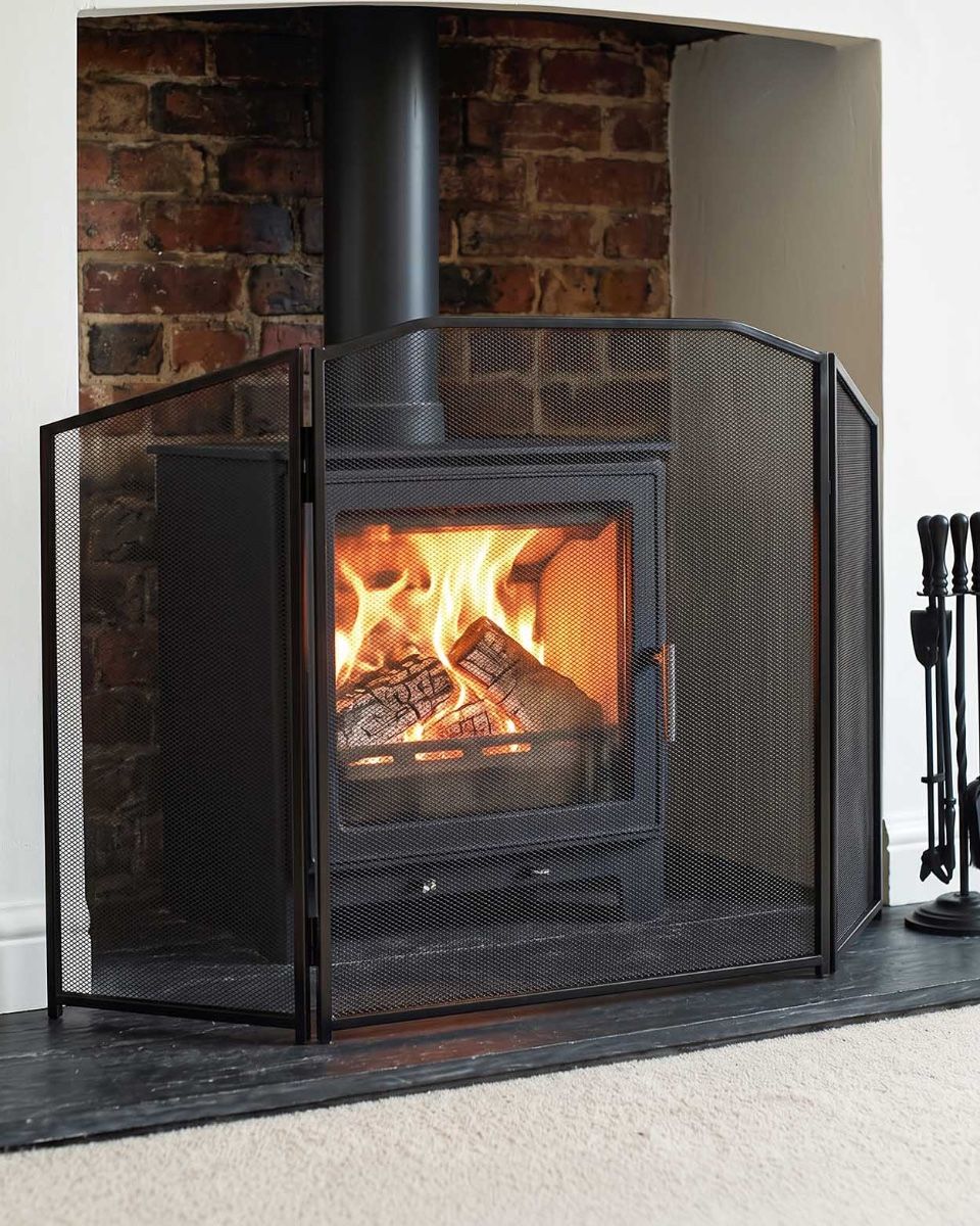 “Minster” Three Fold Fire Screen Digital Illustration