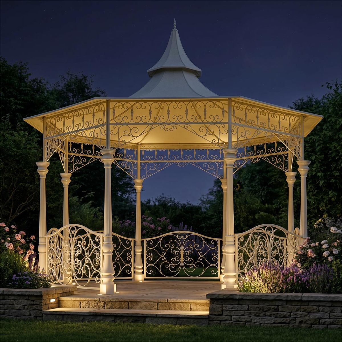 Lady Leticia"s Dream Carousel Bandstand Pavilion Digital Illustration