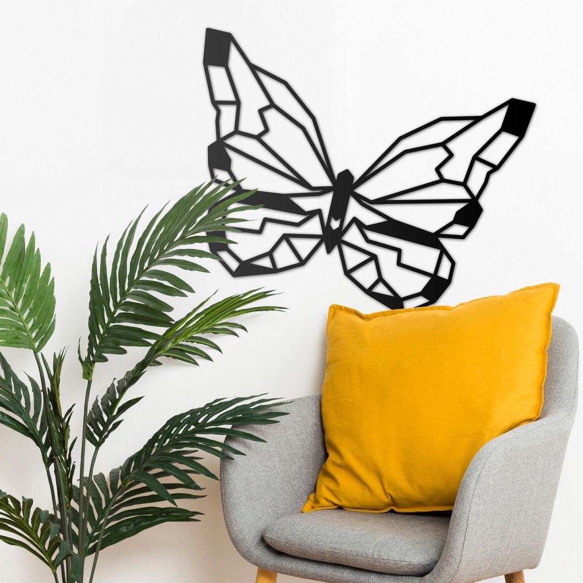 Geometric Butterfly Wall Art 
